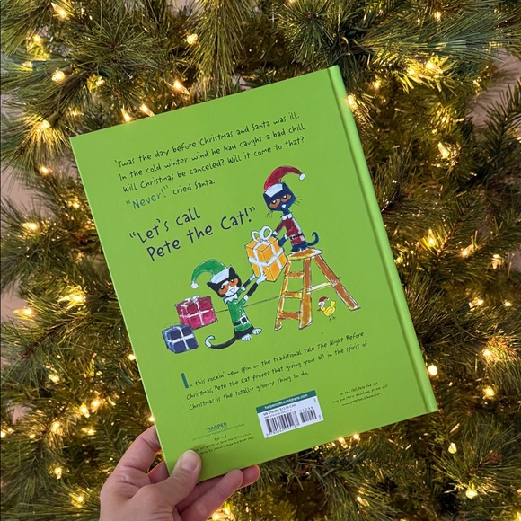 NWT Pete the Cat saves Christmas book - Picture 2 of 3